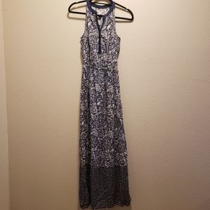Old Navy NWT Halter Blue Floral Maxi Dress Size XS